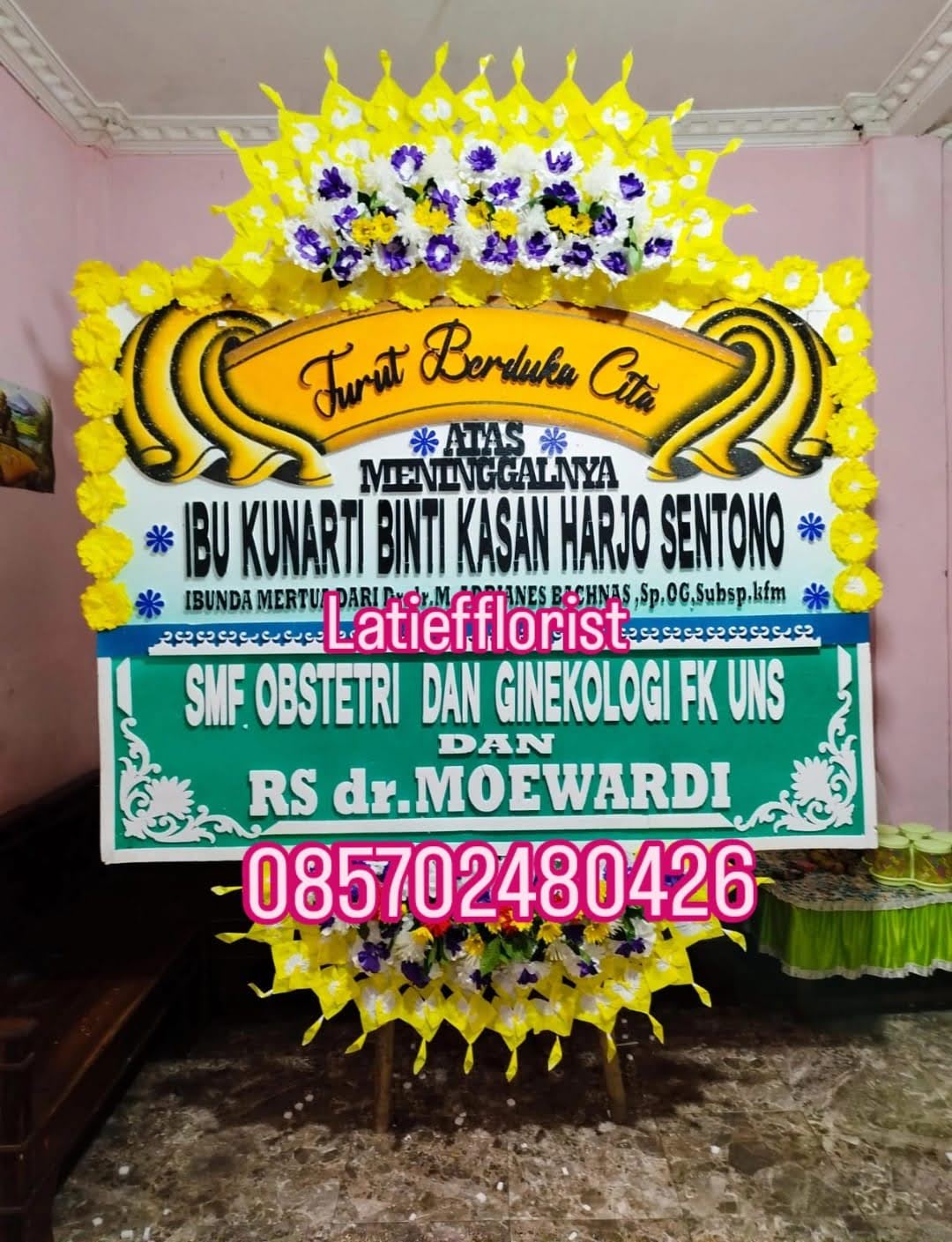 Bunga Papan Duka Cita